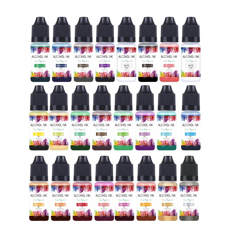 Resin Dye Alcohol - Álcool Tinta Epóxi Resina Pigmento Difusão,