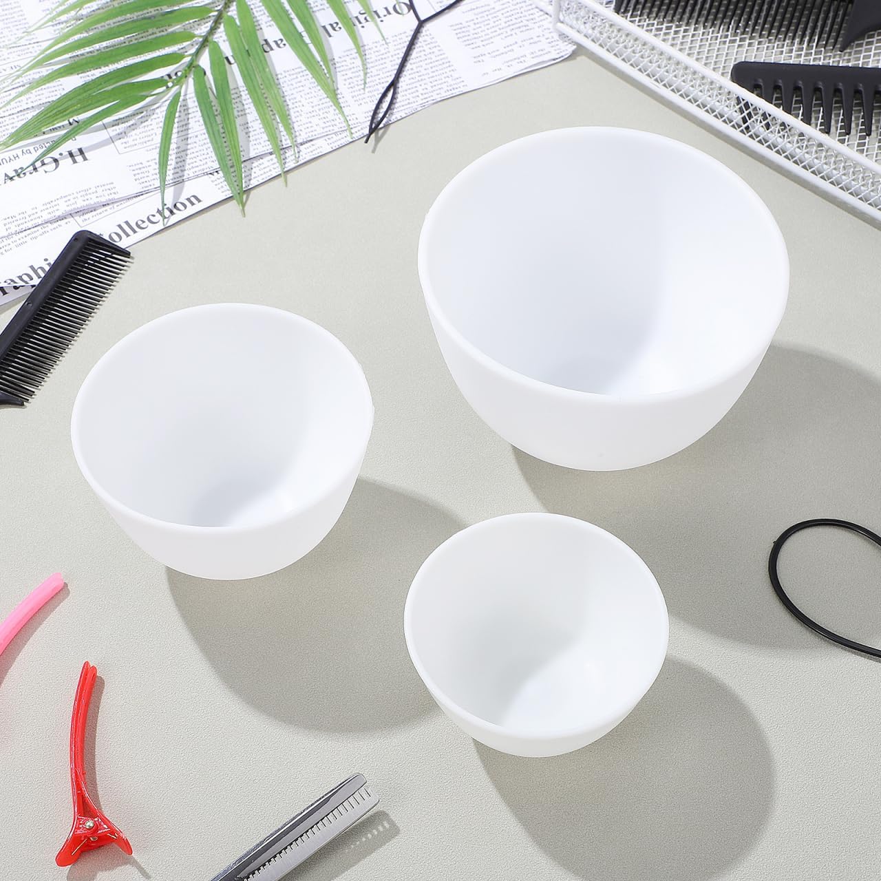 Mixing Cup Silicone - Conjunto de 3 Tigelas de Silicone