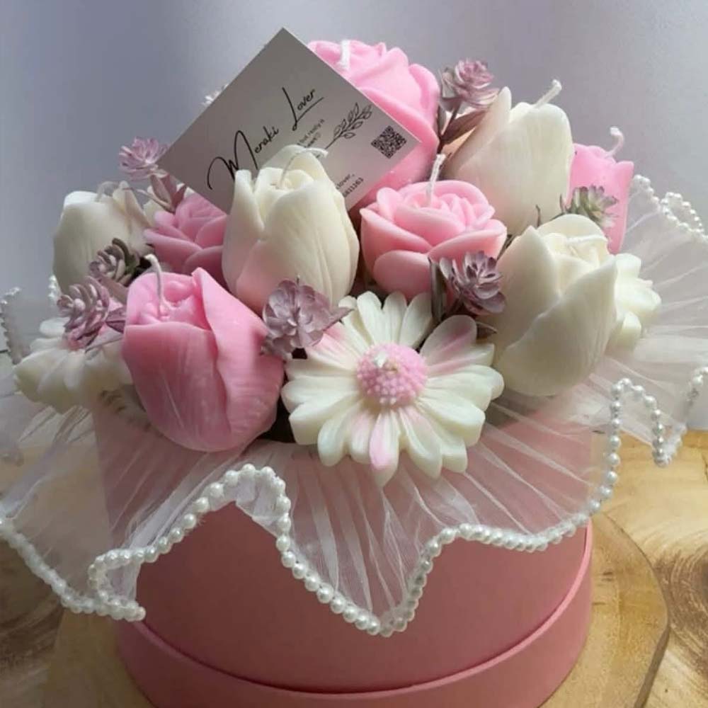 Resin Craft Ideas - Molde de Flor Margarida Tulipa 3D,