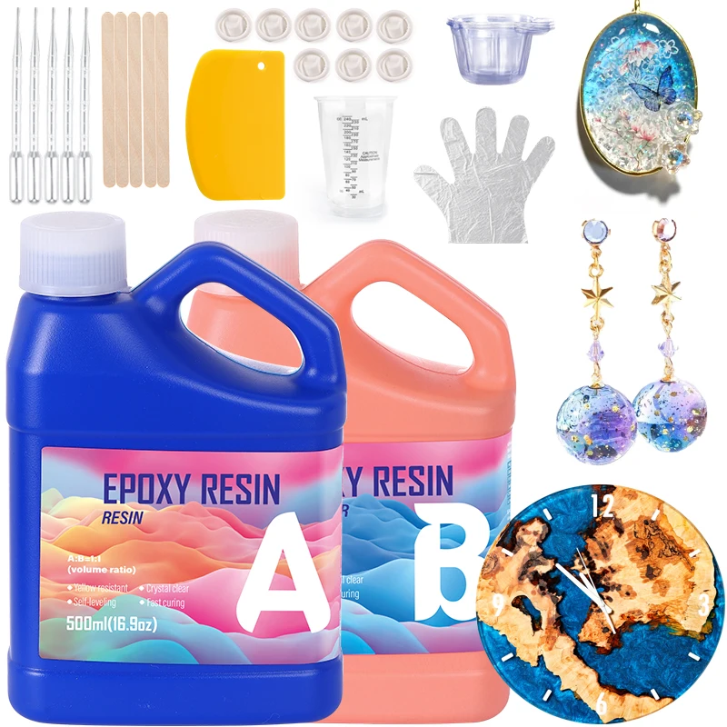 Epoxy Uv Resin Kit - Kit de Resina Epóxi de Fácil