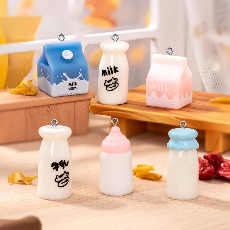 Resin Craft Projects - 10 peças de mini pingentes de