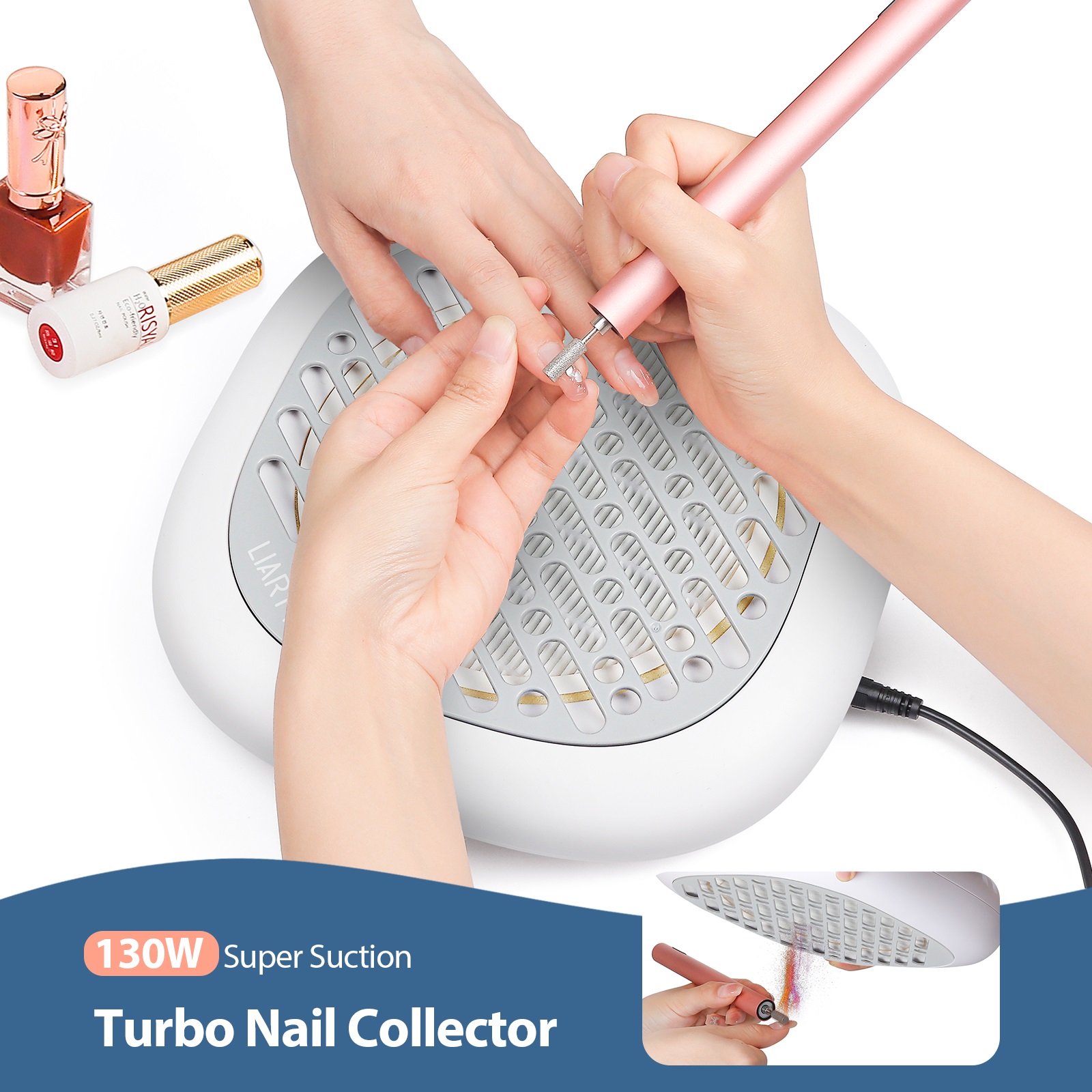 Vacuum Chamber Small - Coletor de Poeira para Unhas Mini