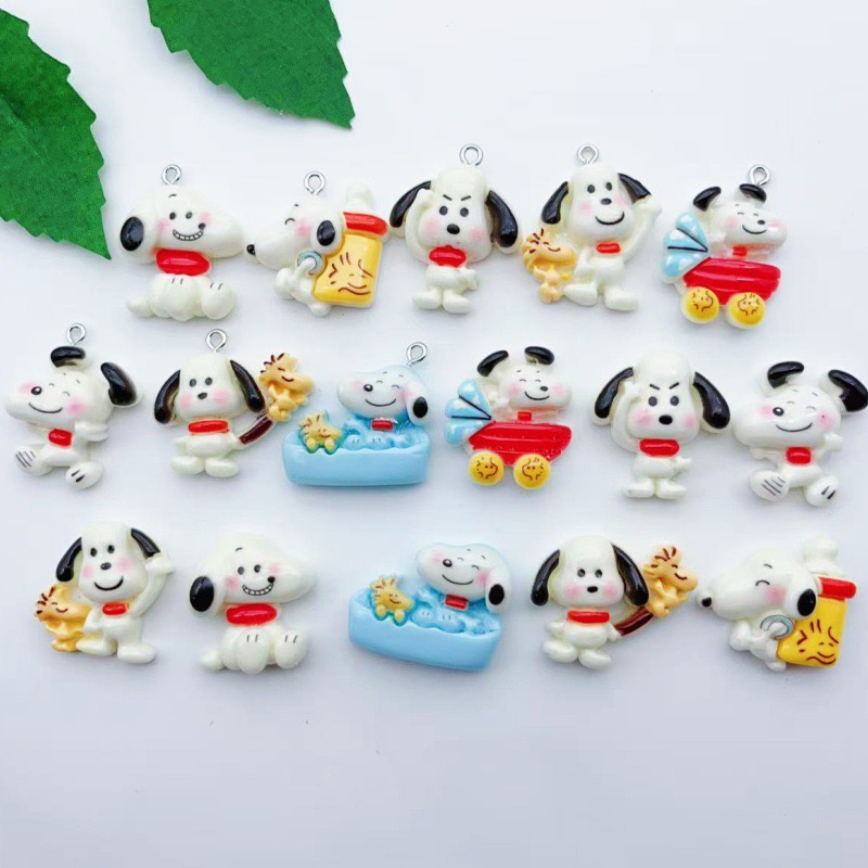 Resin Craft Projects - 12 peças de pingente de cachorro