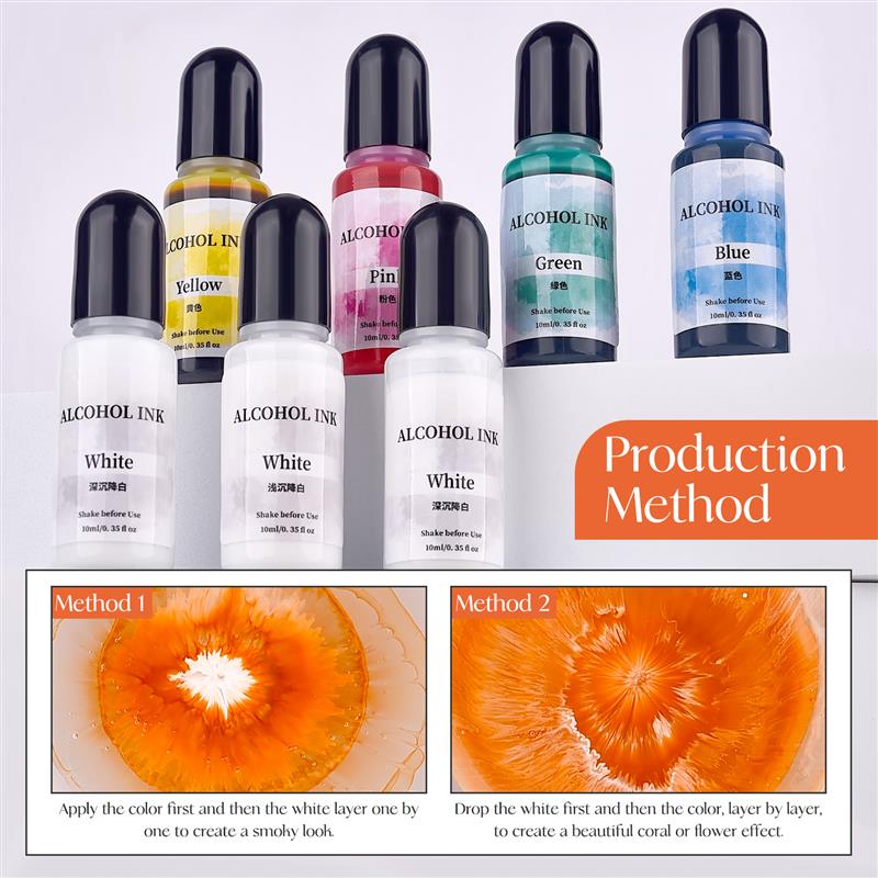 Resin Dye Alcohol - 10 ml/pçs essência resina álcool tintas