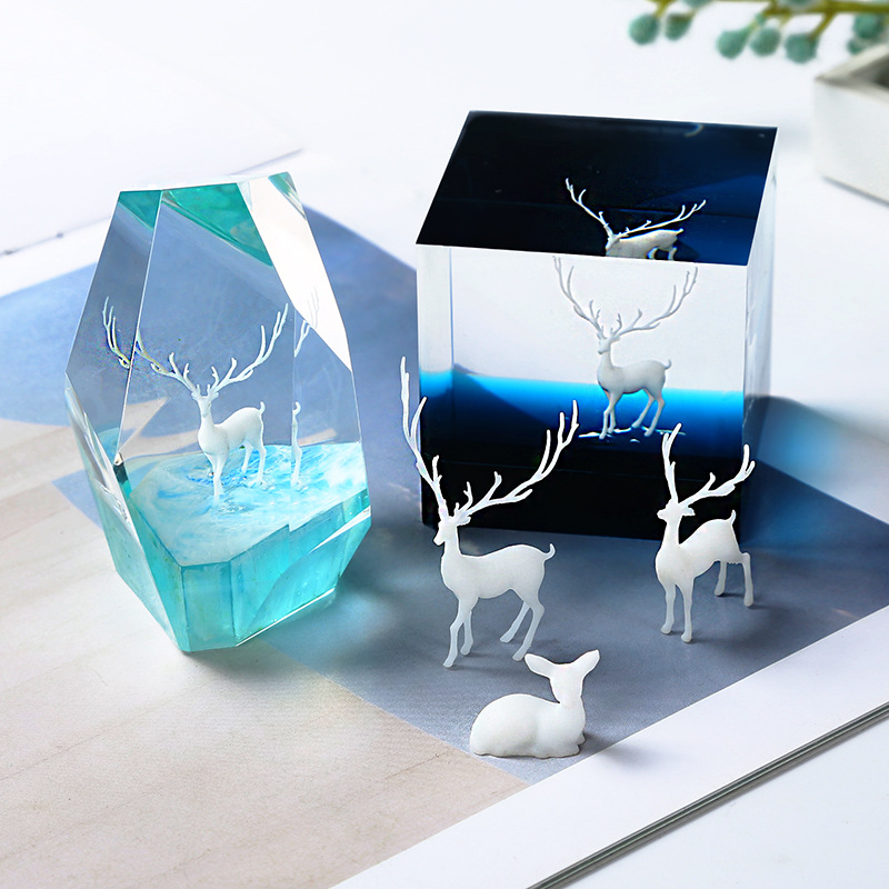 Resin Ocean Wave Mold - Snasan 6 peças 3d micro cisne