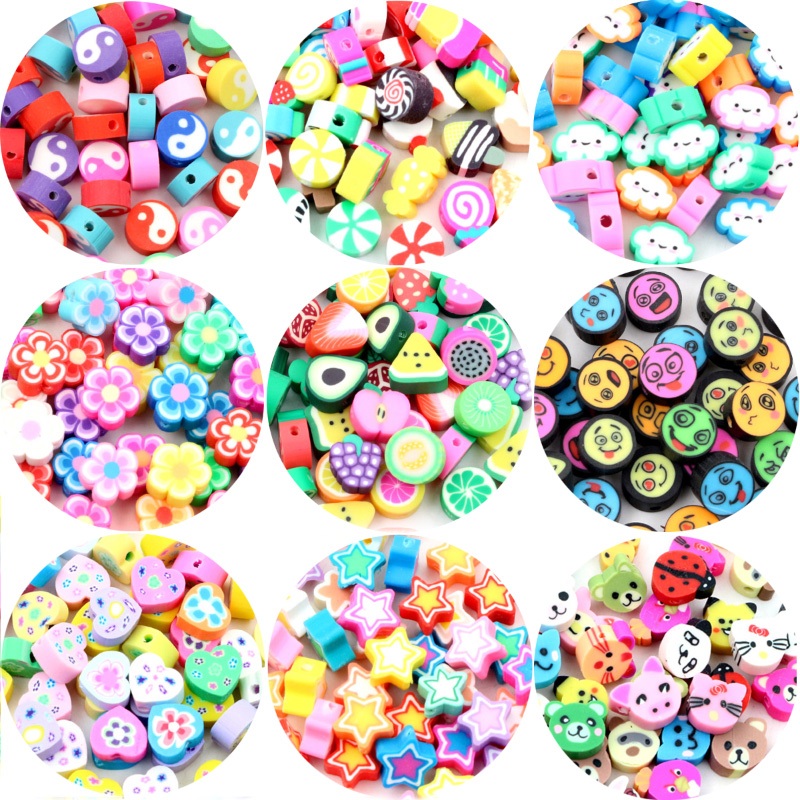 Flower Preservation Resin - 50pcs 10mm Cores Misturadas Fruit Animal