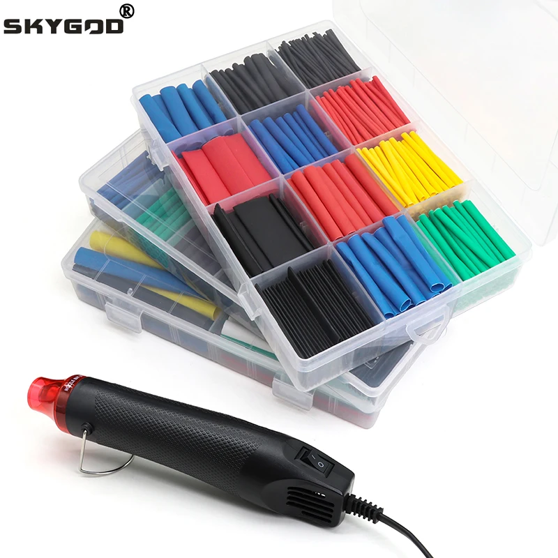 Heat Gun Small - 102-750 pces 2:1 tubo termorretrátil kit