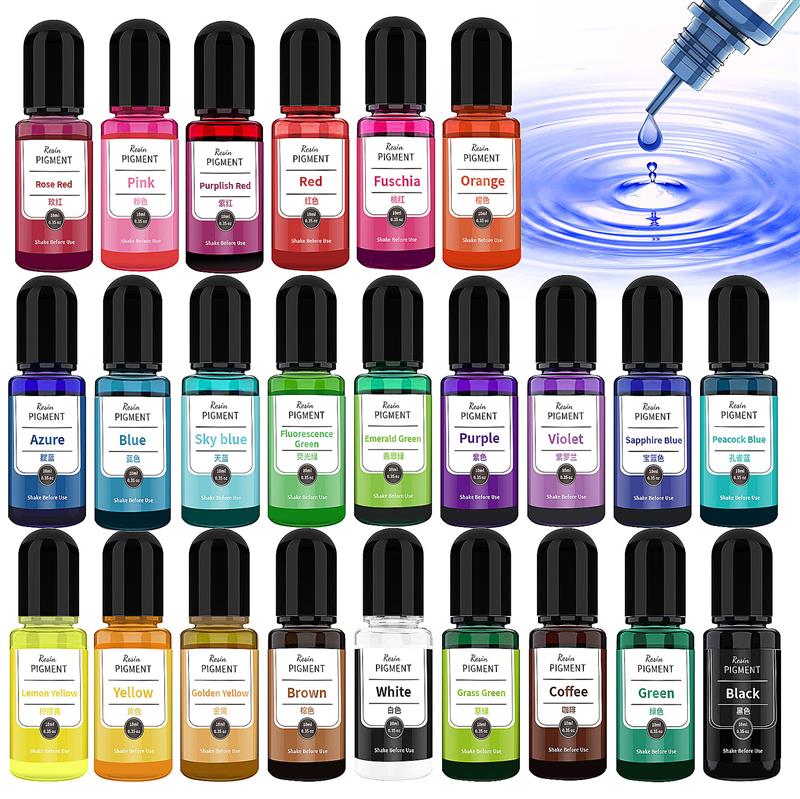 Resin Dye Alcohol - Álcool Resina Pigmento Art Ink, Corante