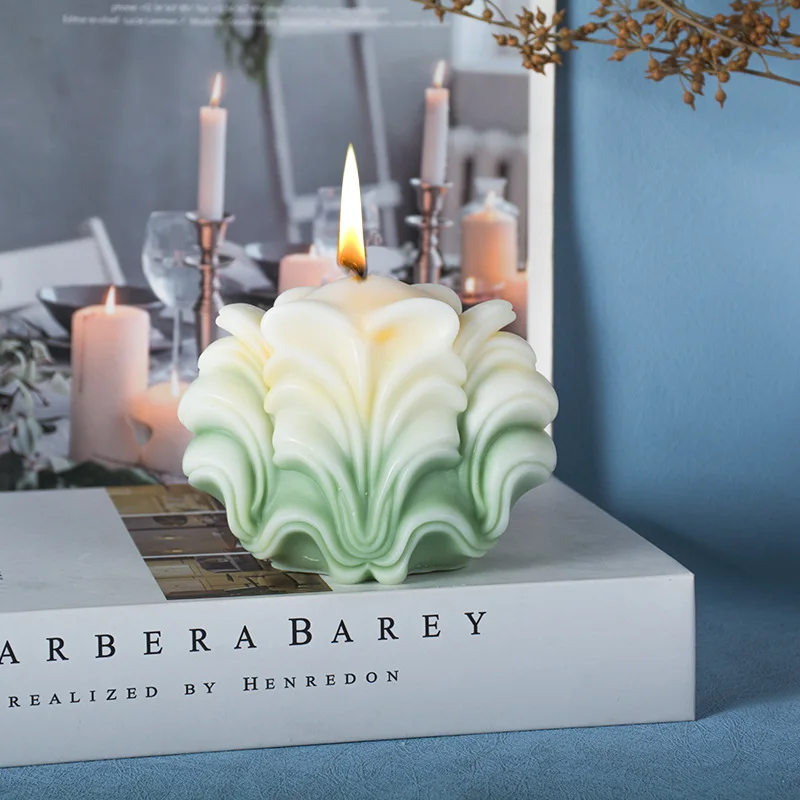 Resin Ocean Wave Mold - Moldes de Silicone para Velas em