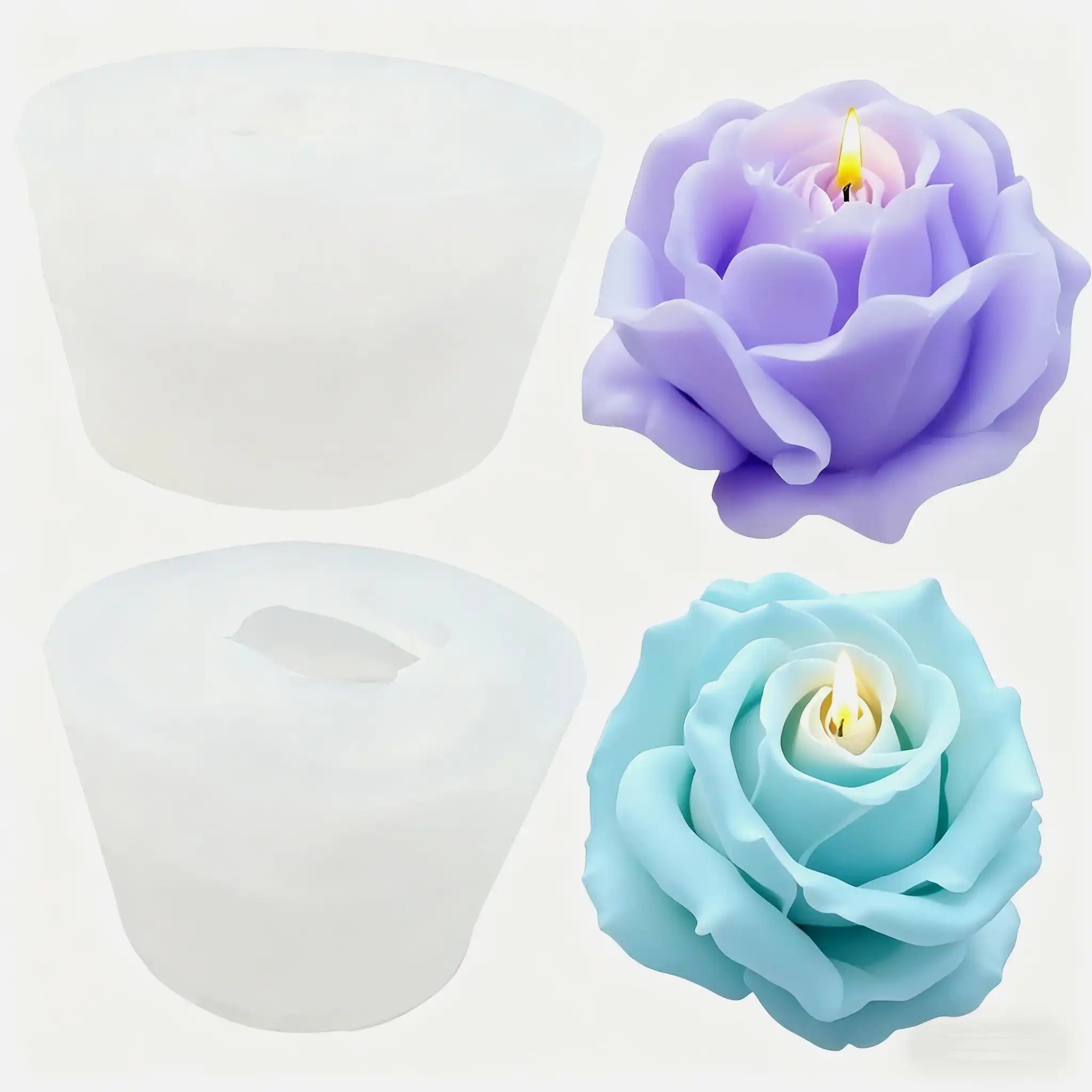 2 peças de moldes de velas de  - Resin Craft Ideas avaliação e preço