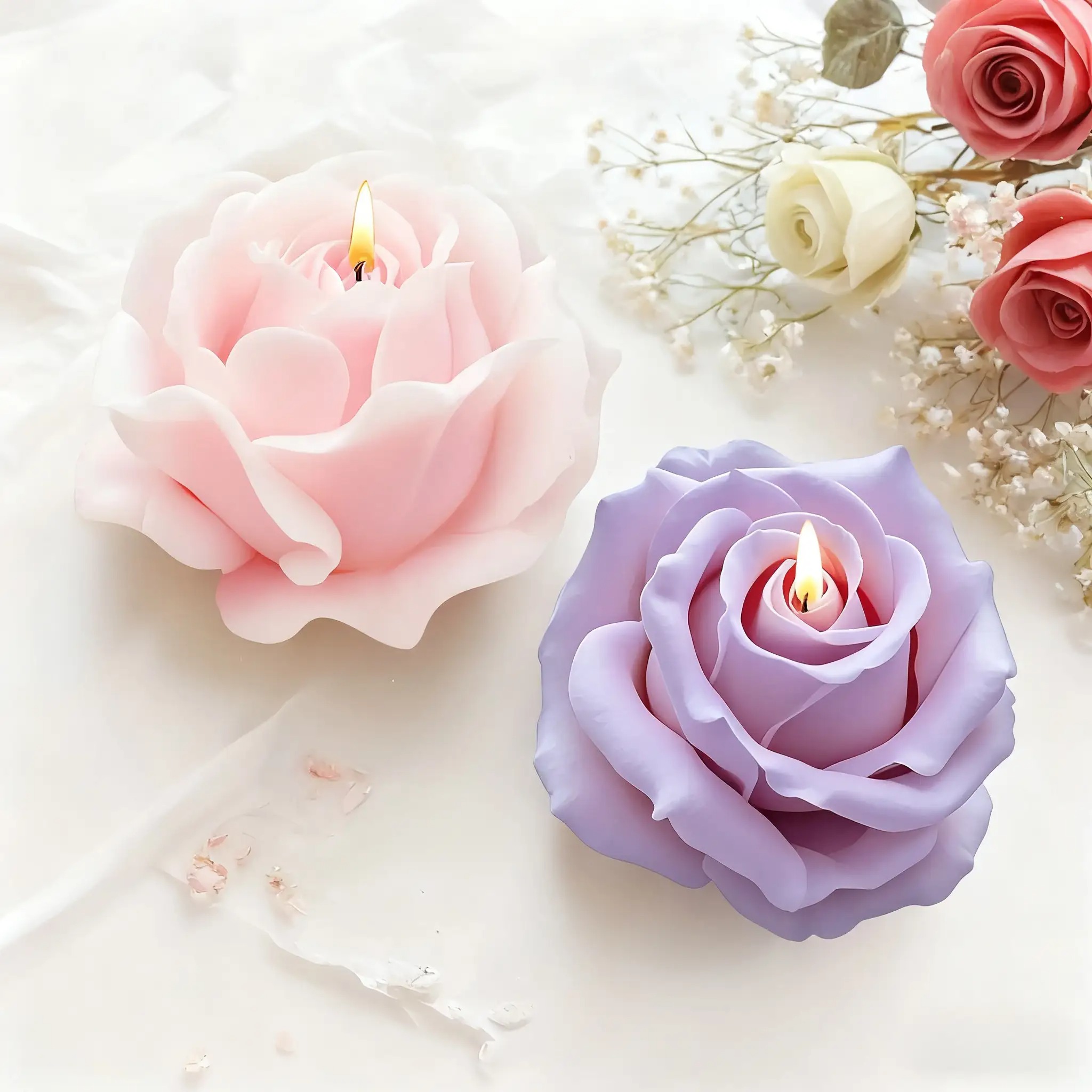 2 peças de moldes de velas de  - Resin Craft Ideas avaliação e preço