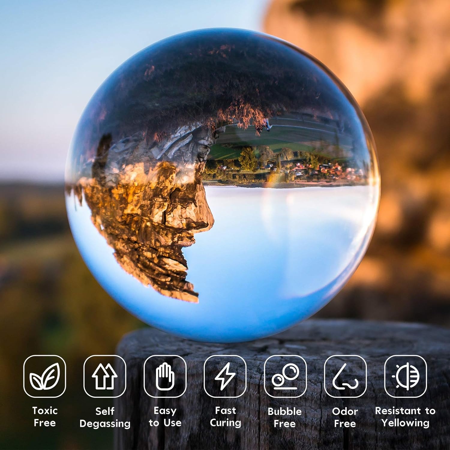 Atualizado Crystal Clear Resin - Epoxy Uv Resin Kit avaliação e preço