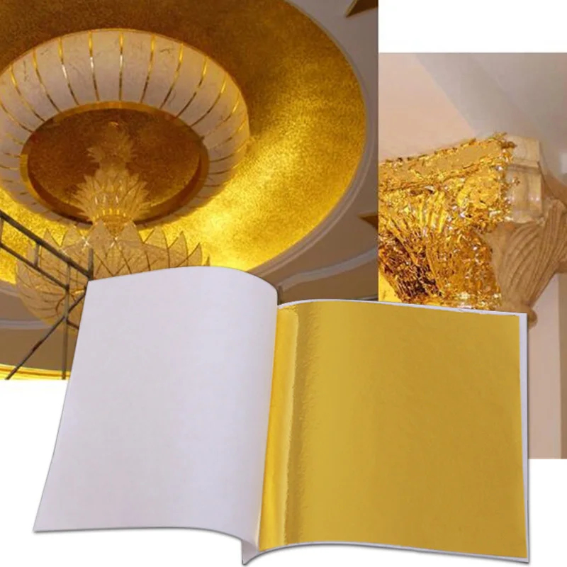 100 folhas de imitação de ouro - Gold Foil Flakes avaliação e preço