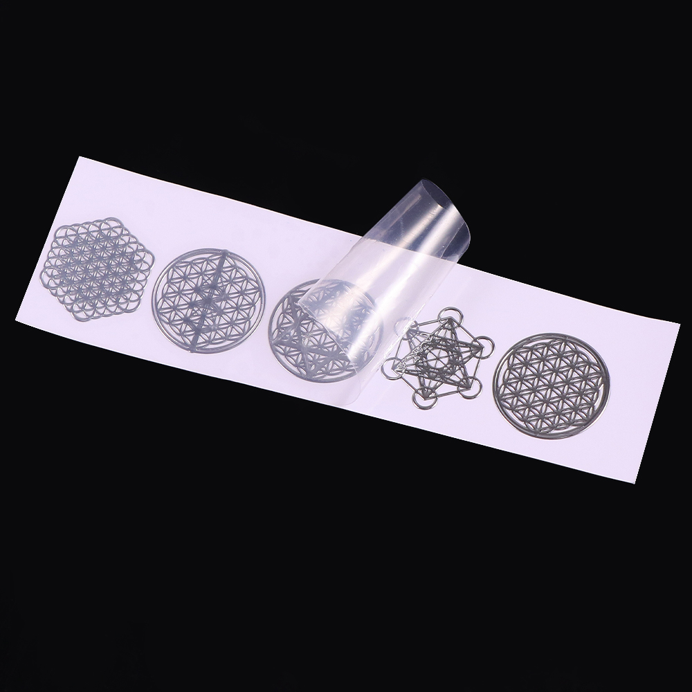 Padrão Geométrico Metal Energi - Flower Preservation Resin avaliação e preço