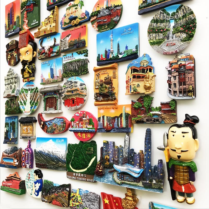 Cidade chinesa 3d ímãs de gela - Resin Craft Material avaliação e preço
