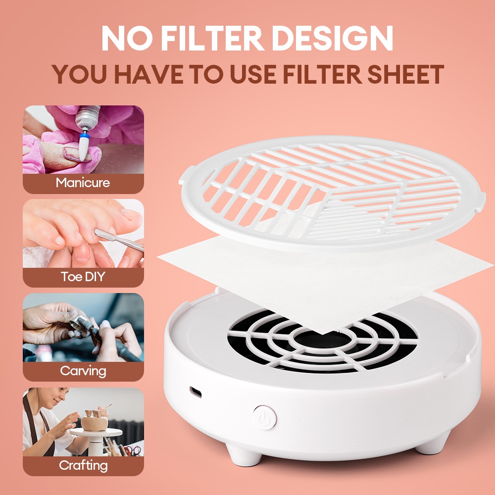 Extrator de Poeira para Unhas  - Vacuum Chamber Small avaliação e preço