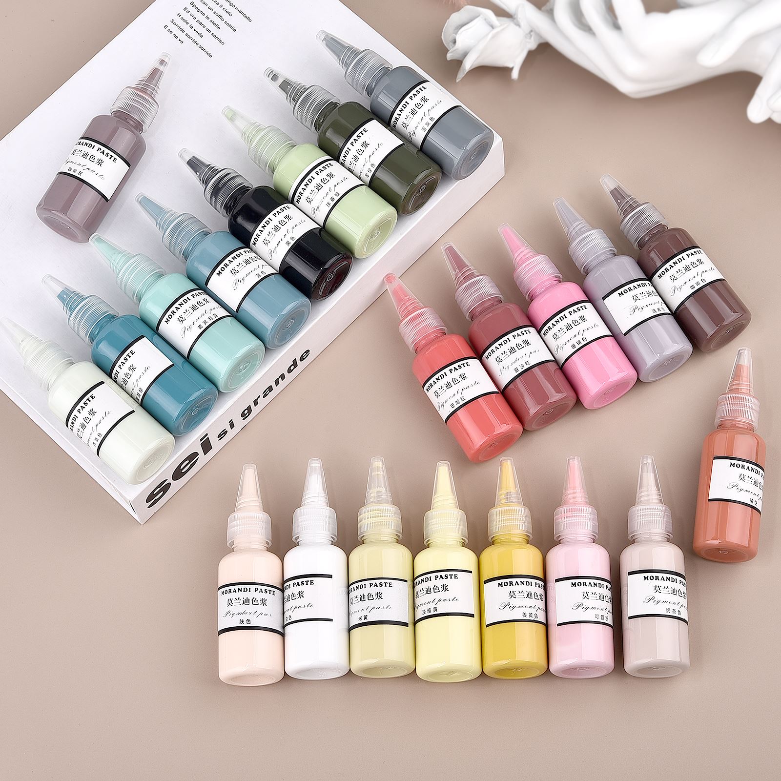 Cores Morandi Pigmentos Líquid - Resin Dye Alcohol avaliação e preço