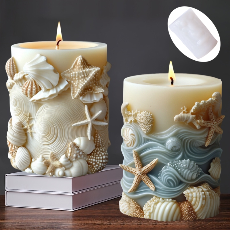 Diy estilo oceano alívio vela  - Resin Ocean Wave Mold avaliação e preço