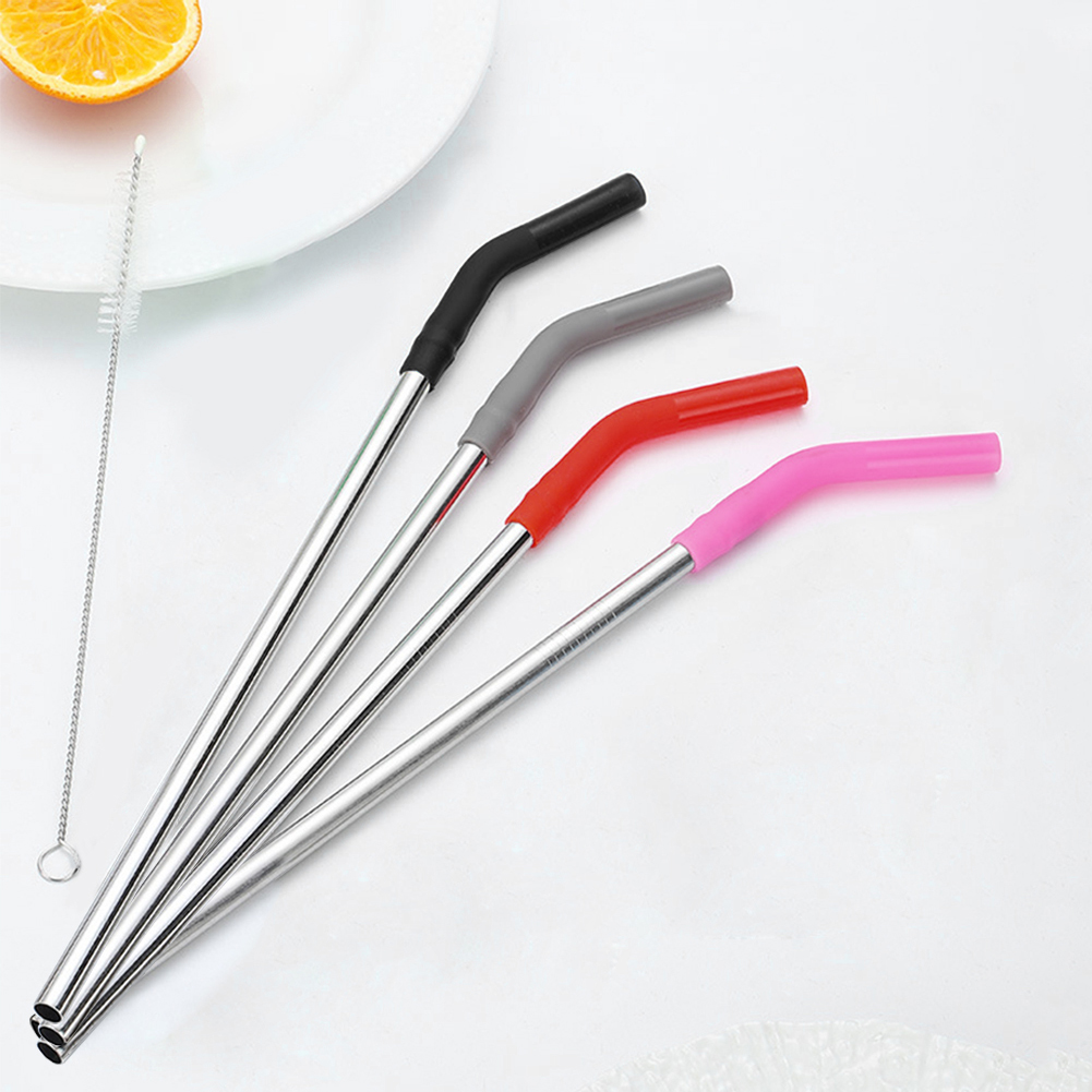 Conjunto de 4 Canudos Longos d - Mixing Cup Silicone avaliação e preço