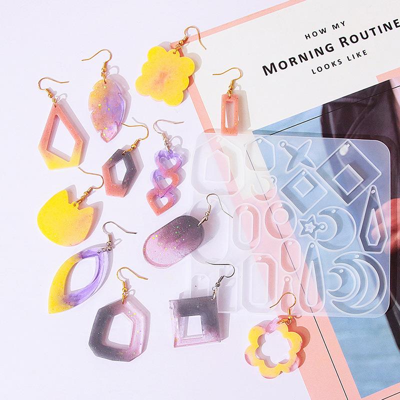 Silicone Geometria Brincos e P - Resin Ocean Wave Mold avaliação e preço