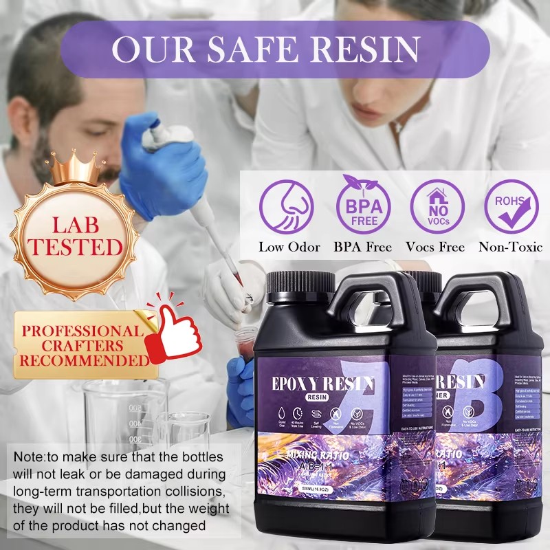Kit de resina epóxi 1:1 de mis - Epoxy Uv Resin Kit avaliação e preço