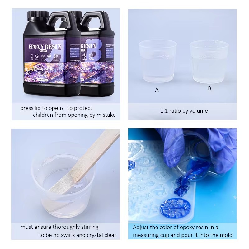 Kit de resina epóxi 1:1 de mis - Epoxy Uv Resin Kit avaliação e preço