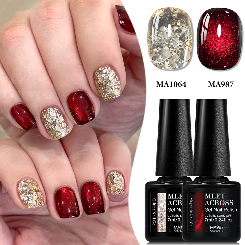 Conjunto de 2 Esmaltes em Gel  - Resin Glitter Pack avaliação e preço