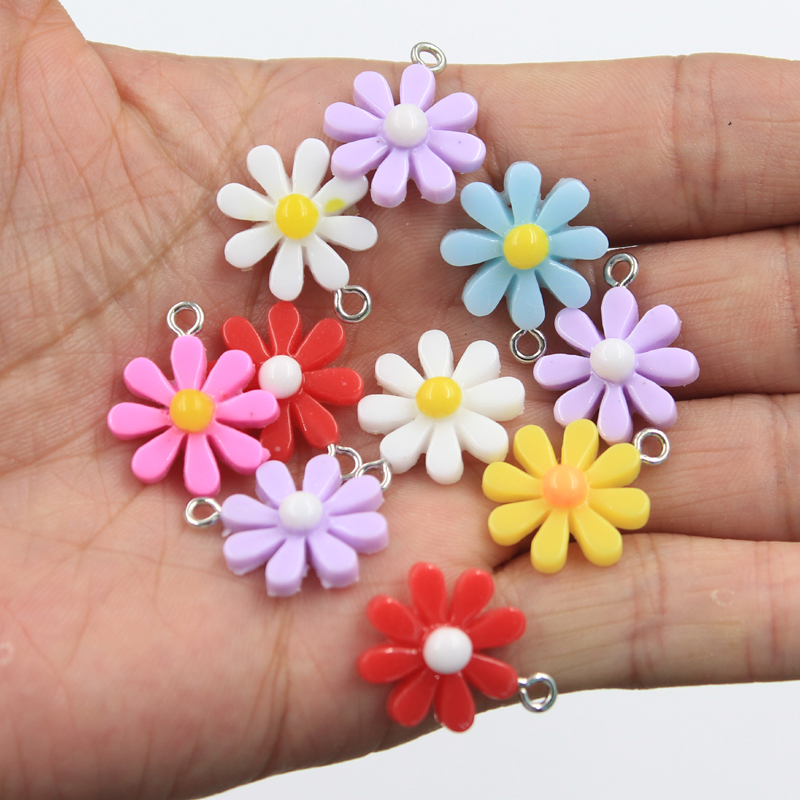 30pcs encantos flor girassol m - Flower Preservation Resin avaliação e preço