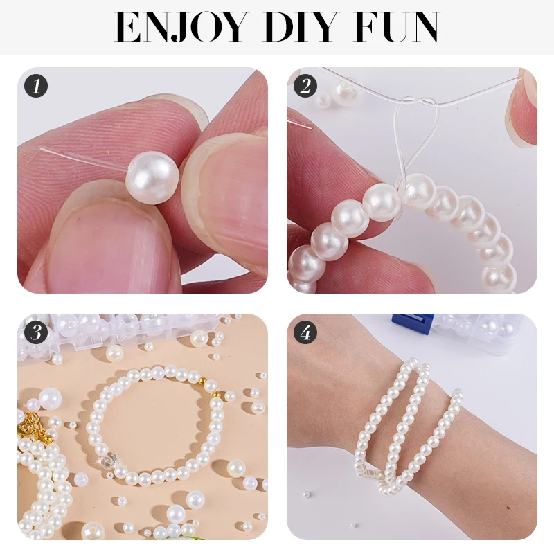 800 pçs artificial falso pérol - Crafting Resin avaliação e preço