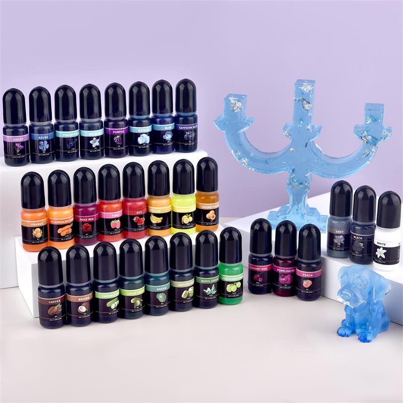 5ml/garrafa pigmento de resina - Epoxy Uv Resin Kit avaliação e preço
