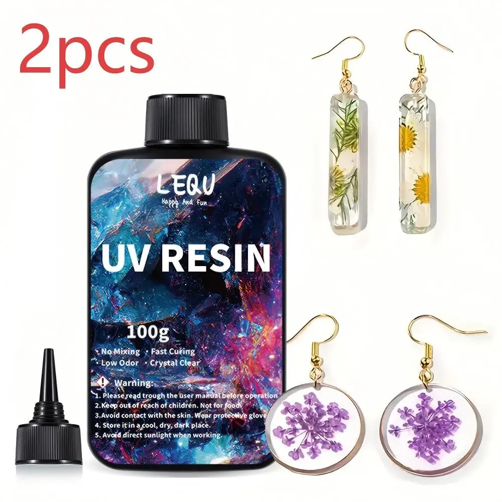 Resina UV transparente de 100g - Epoxy Uv Resin Kit avaliação e preço