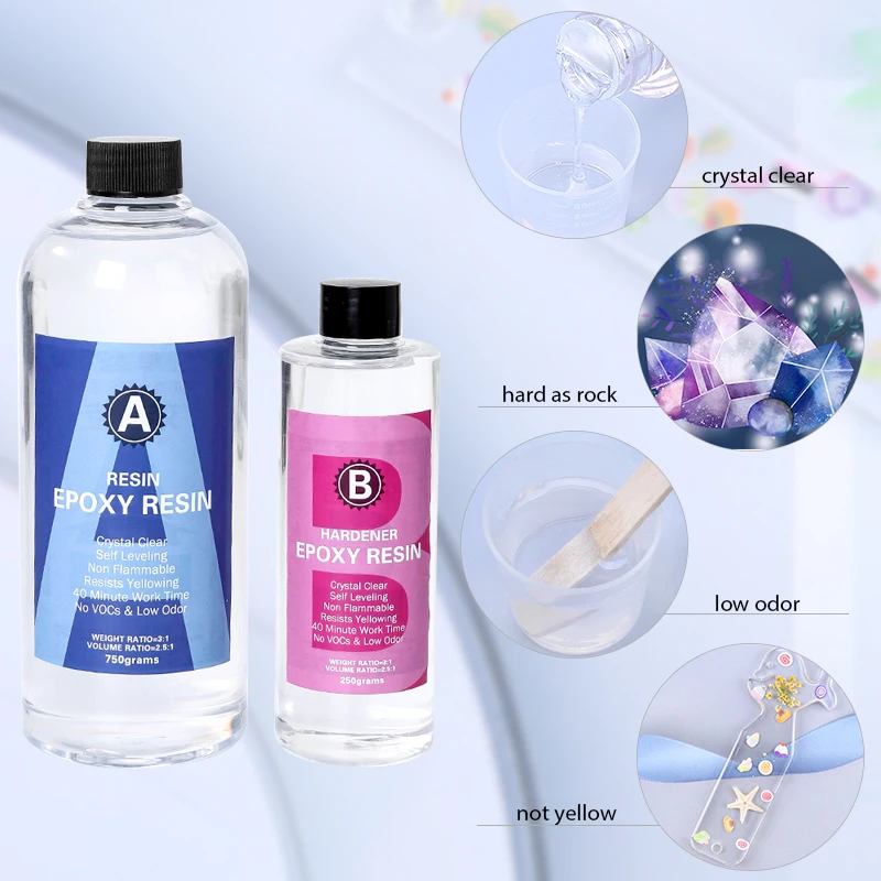 Kit de resina epóxi cristalina - Mixing Cup Silicone avaliação e preço