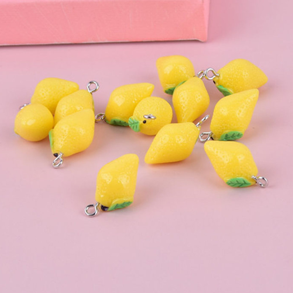 20 Peças de Pingentes de Limão - Crafting Resin avaliação e preço