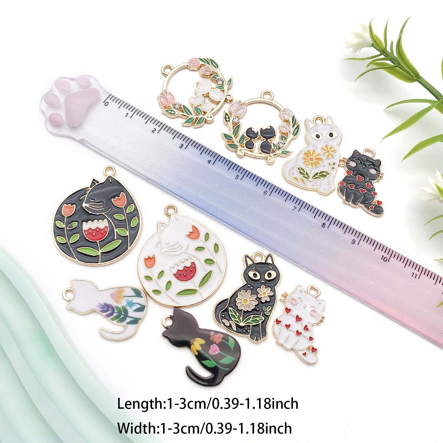 Conjunto de amuletos de gato p - Resin Craft Kit avaliação e preço
