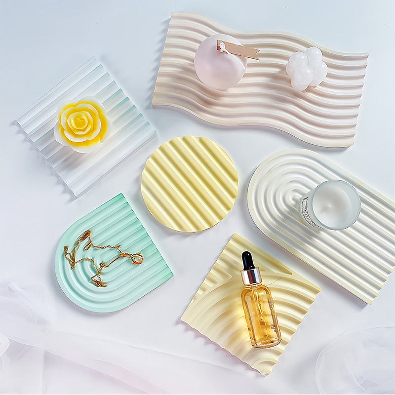 Diy listrado onda bandeja mold - Silicone Mold Tray avaliação e preço