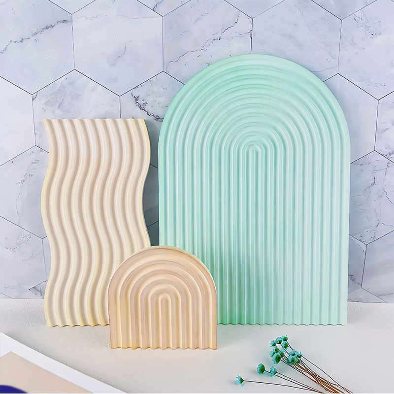 Diy listrado onda bandeja mold - Silicone Mold Tray avaliação e preço