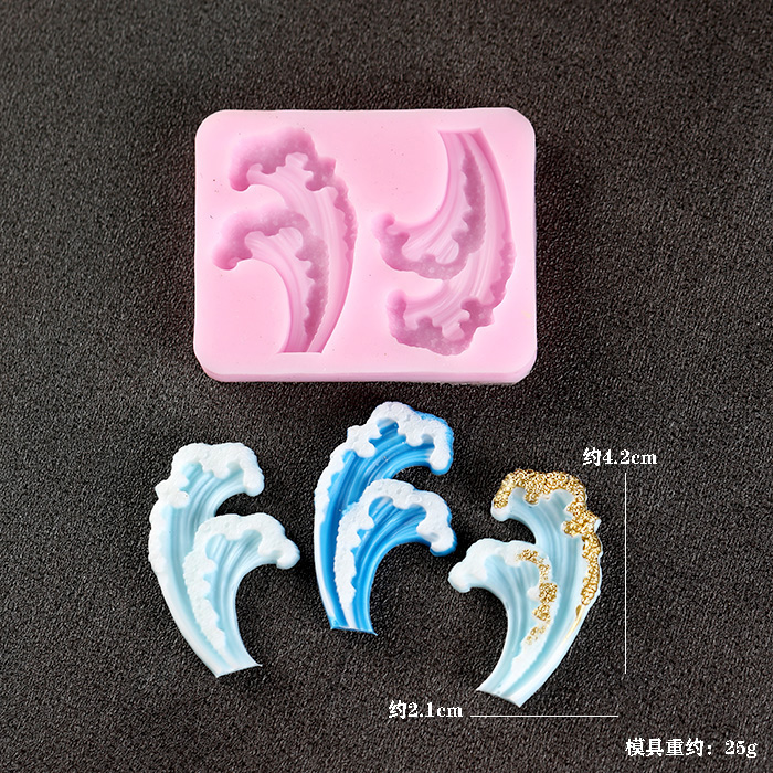Onda oceano moldes de silicone - Resin Ocean Wave Mold avaliação e preço