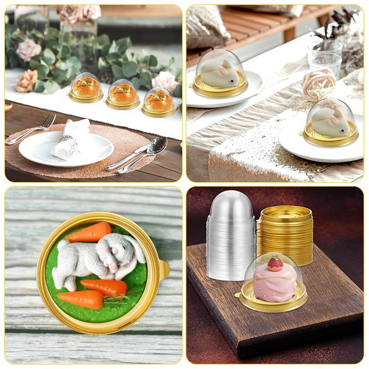 Novos cúpulas de charcutaria c - Dome Mold Clear avaliação e preço
