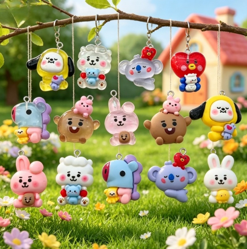 7 peças de pingentes de resina - Crafting Resin avaliação e preço
