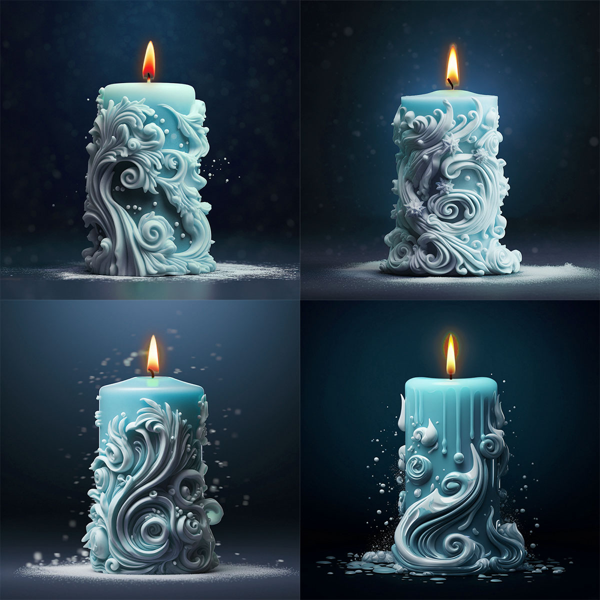 Geometria esculpida cilíndrica - Resin Ocean Wave Mold avaliação e preço