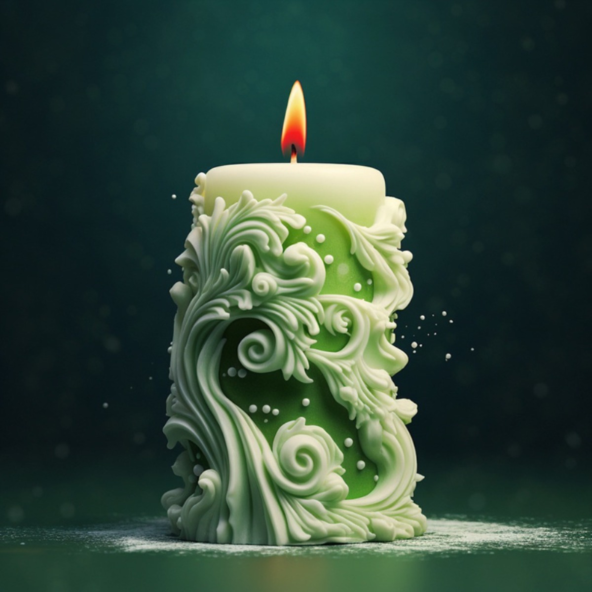 Geometria esculpida cilíndrica - Resin Ocean Wave Mold avaliação e preço