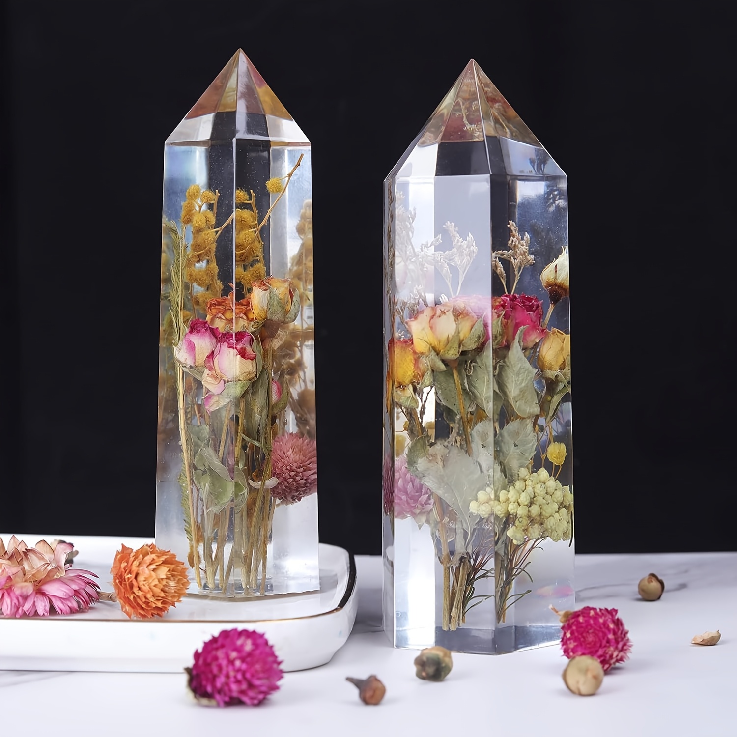 1 Peça de Moldes de Silicone p - Flower Preservation Resin avaliação e preço