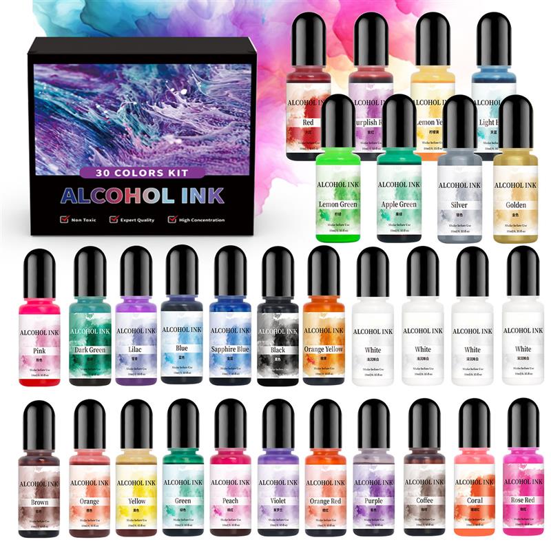 10 ml/pçs essência resina álco - Resin Dye Alcohol avaliação e preço