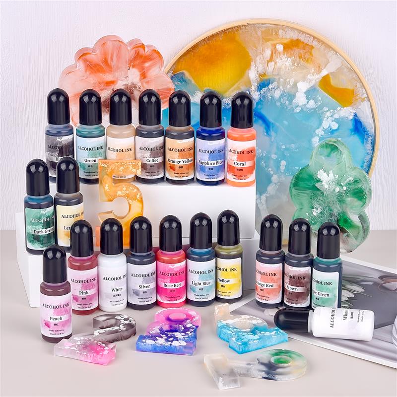 10 ml/pçs essência resina álco - Resin Dye Alcohol avaliação e preço