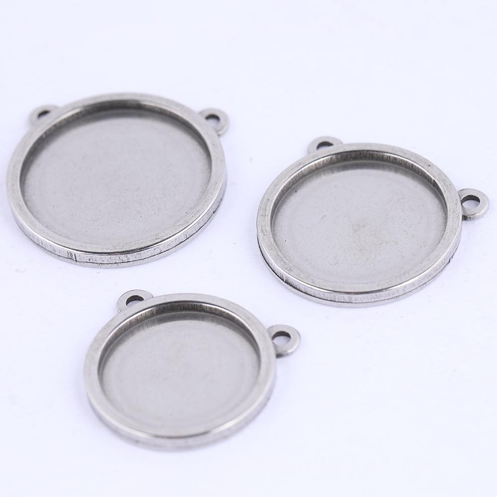 Base de cabochão em branco 5 p - Bezels Set Pendant avaliação e preço