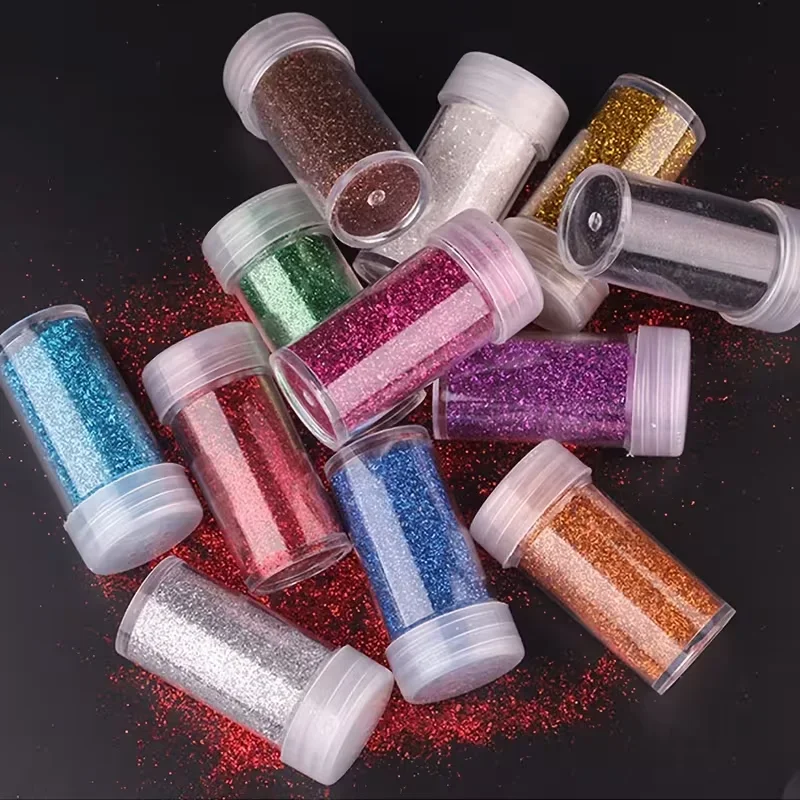 Conjunto de 12 Potes de Glitte - Resin Glitter Pack avaliação e preço