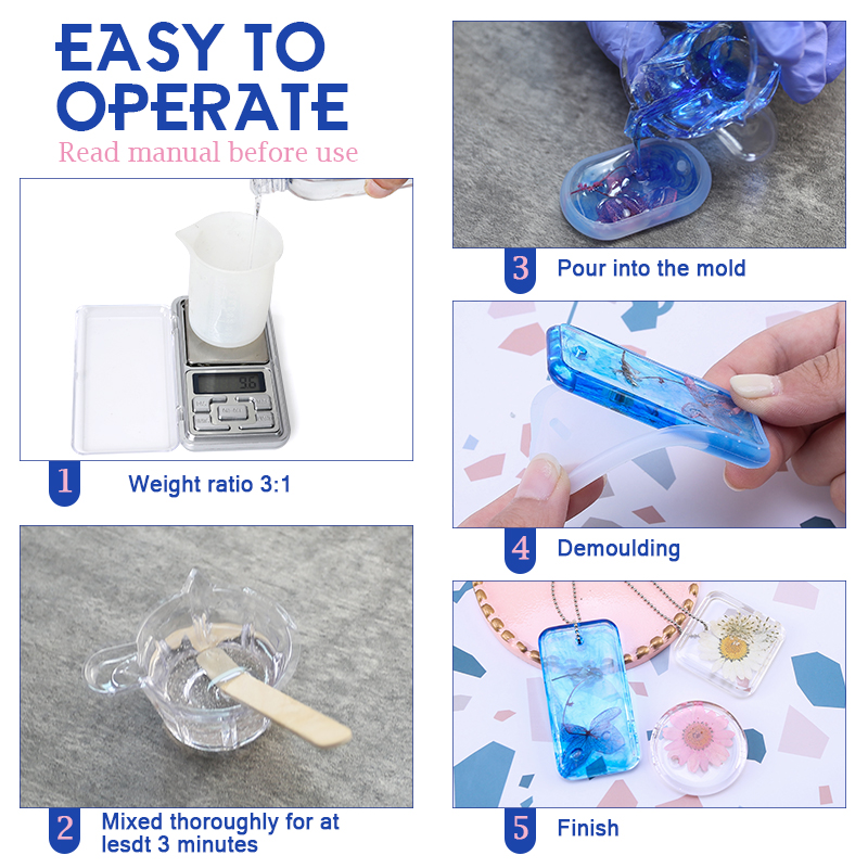Kit de resina epóxi cristalina - Resin Ocean Wave Mold avaliação e preço