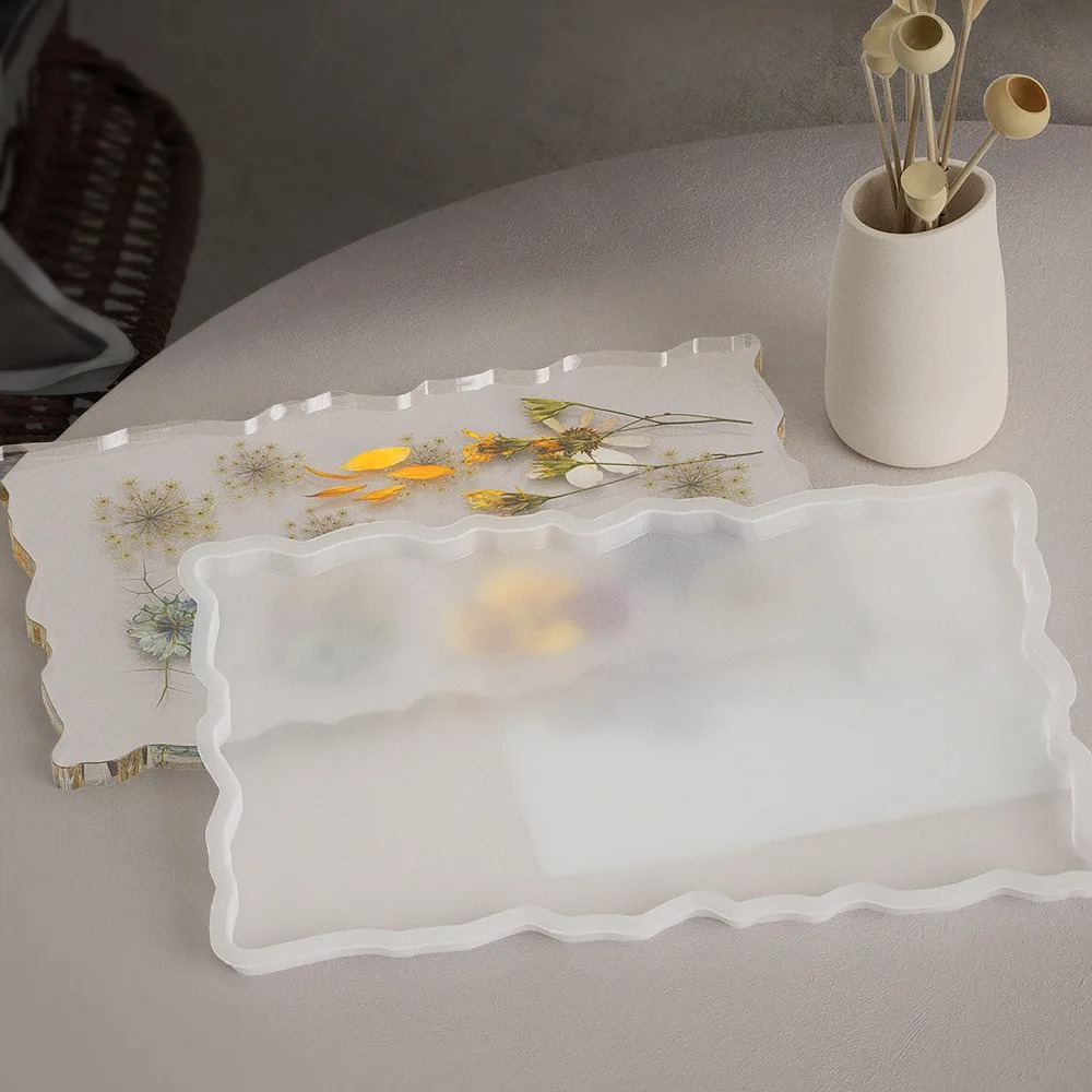Bandeja de resina epóxi molde  - Silicone Mold Tray avaliação e preço