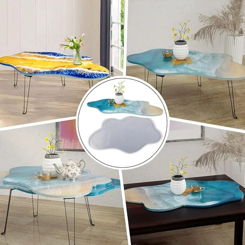 Molde de mesa de resina grande - Serving Tray Mold avaliação e preço