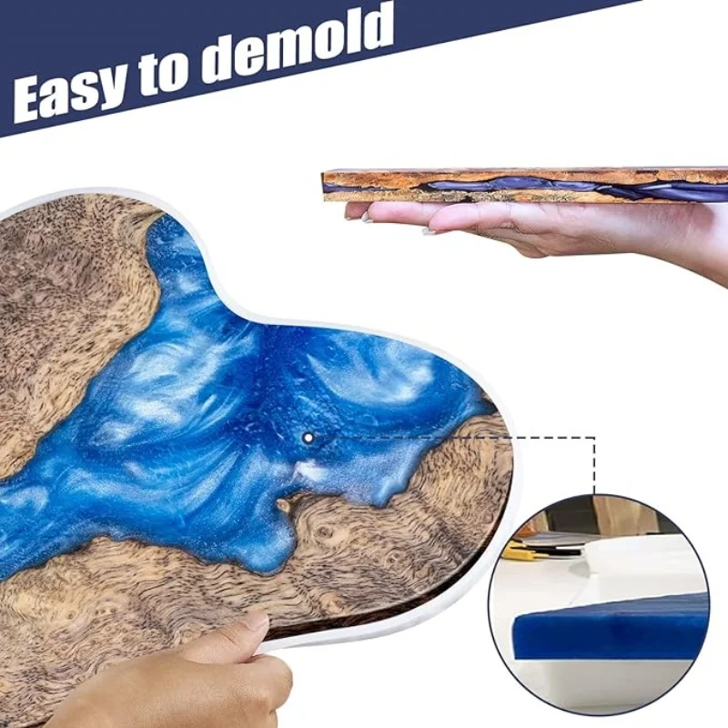 Molde de mesa de resina grande - Serving Tray Mold avaliação e preço